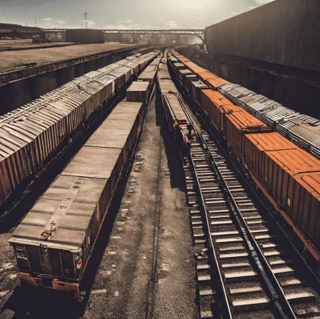 Rail Freight Forwarding in usa